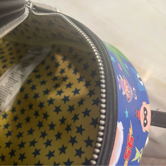 LOUNGEFLY NWT DISNEY PARKS PIXAR CHIBI BACKPACK MONSTERS INC THE INCREDIBLES - Picture 6 of 6